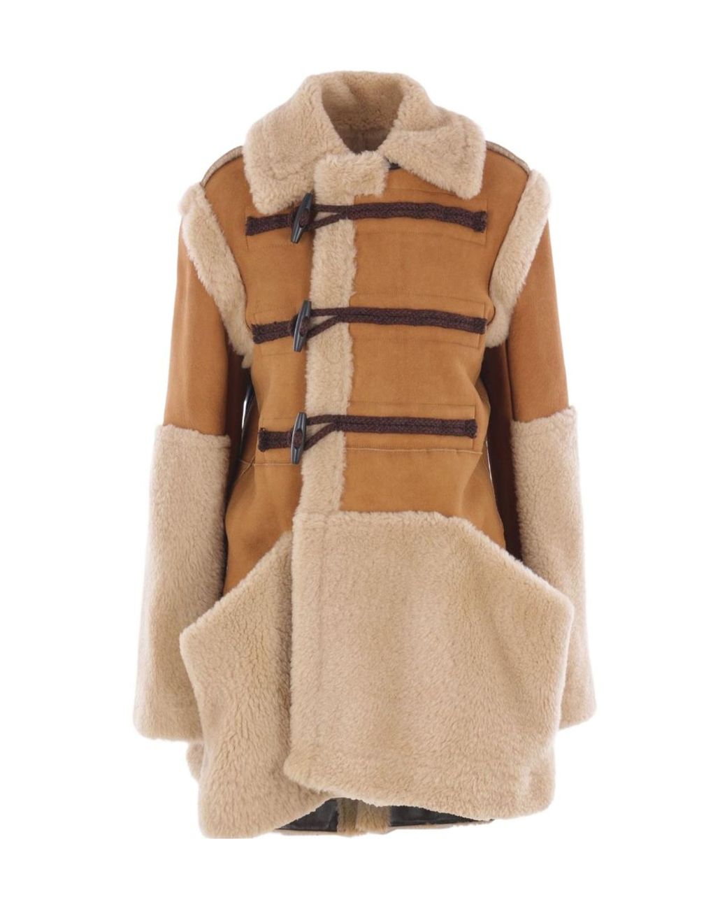 Sacai Natural Long-Sleeved Paneled Jacket