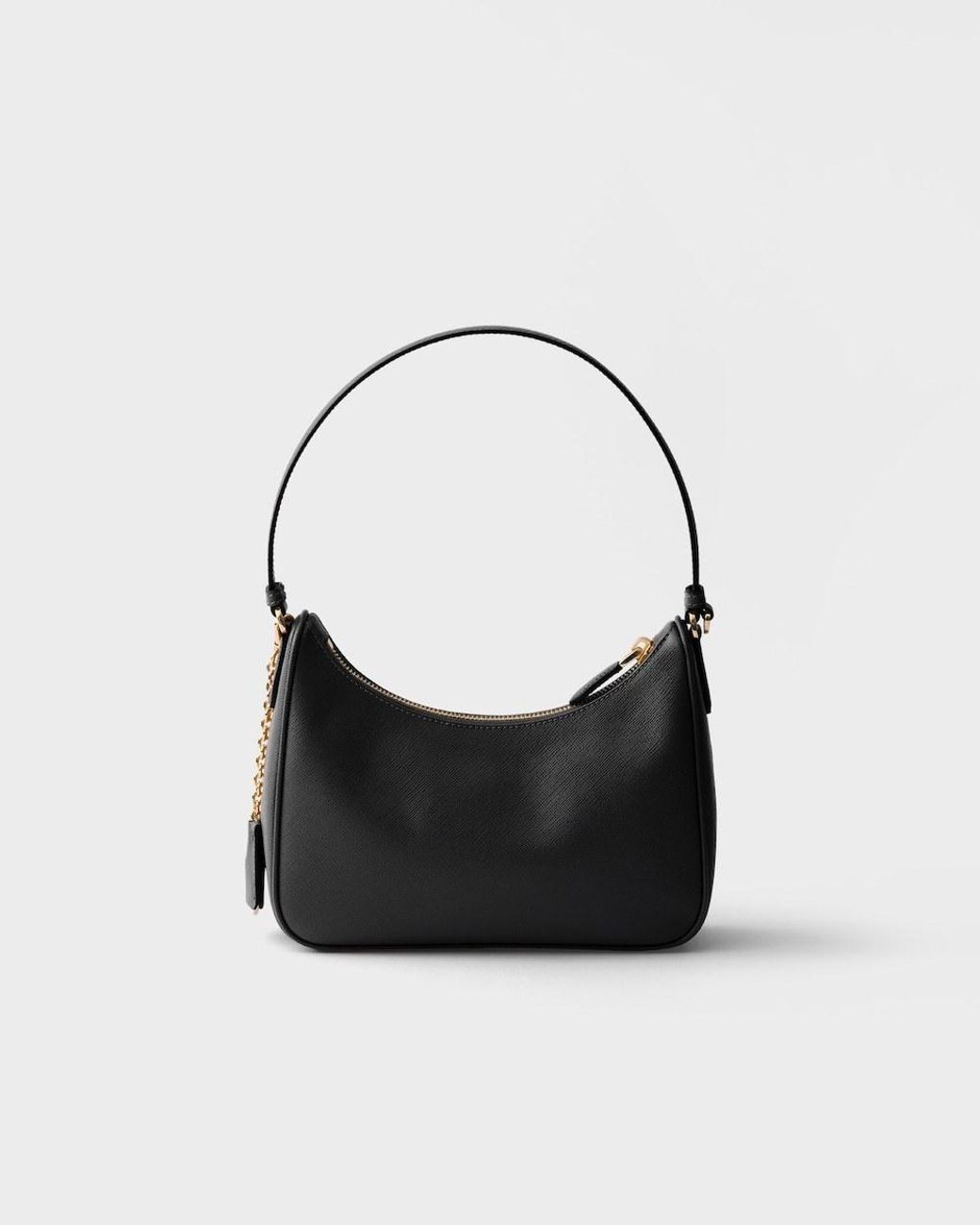 Prada Black Re-Edition 2005 Saffiano Leather Mini-Bag
