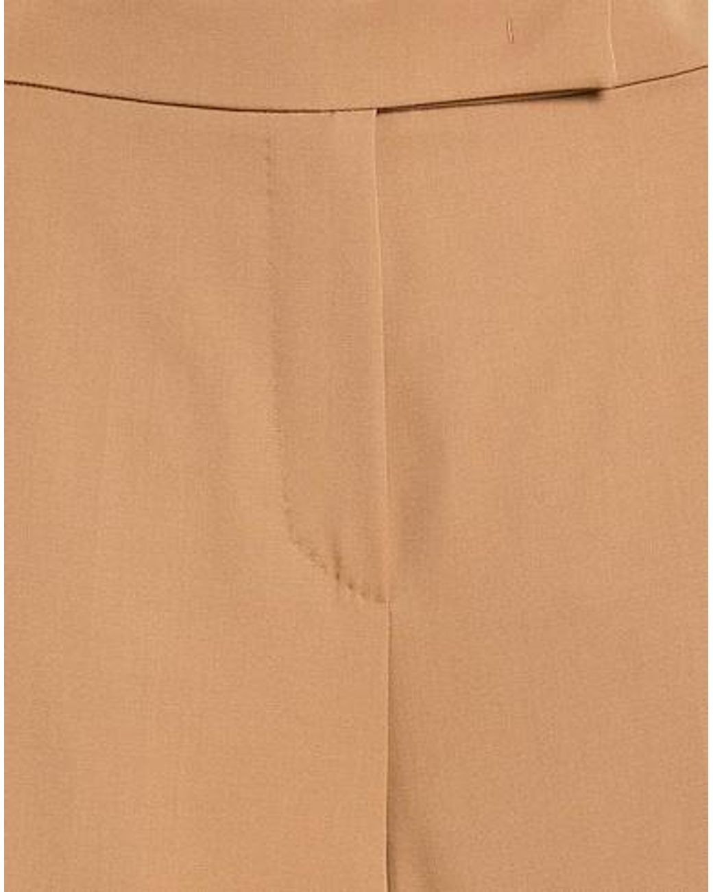 Max Mara Natural High-Waisted Wide-Leg Dress Pants