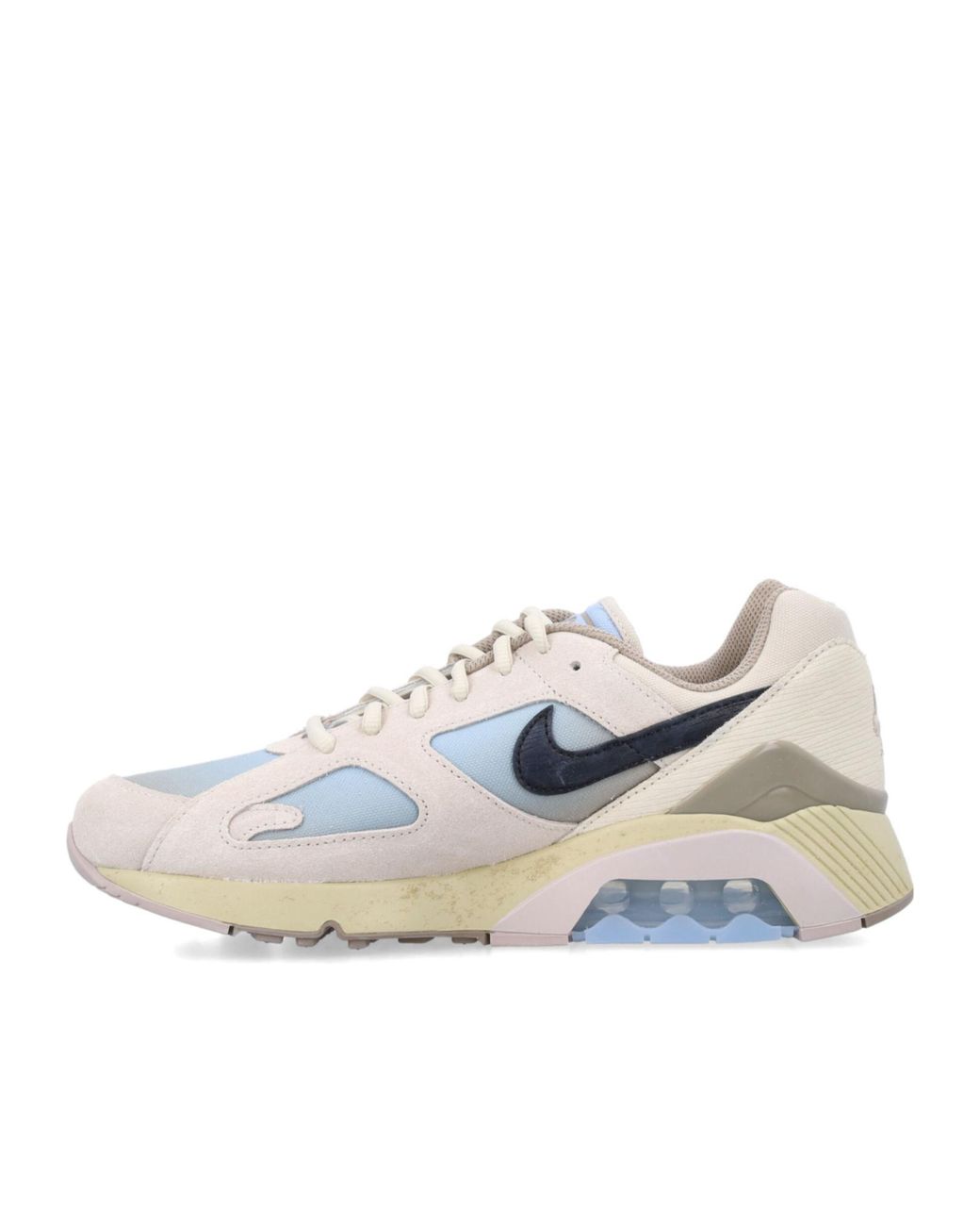 Nike White Air Max 180 Logo Patch Sneakers for men