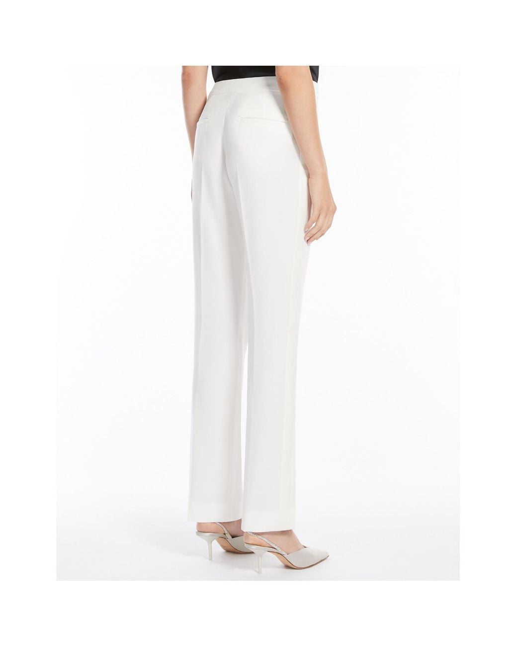 Max Mara White Trousers