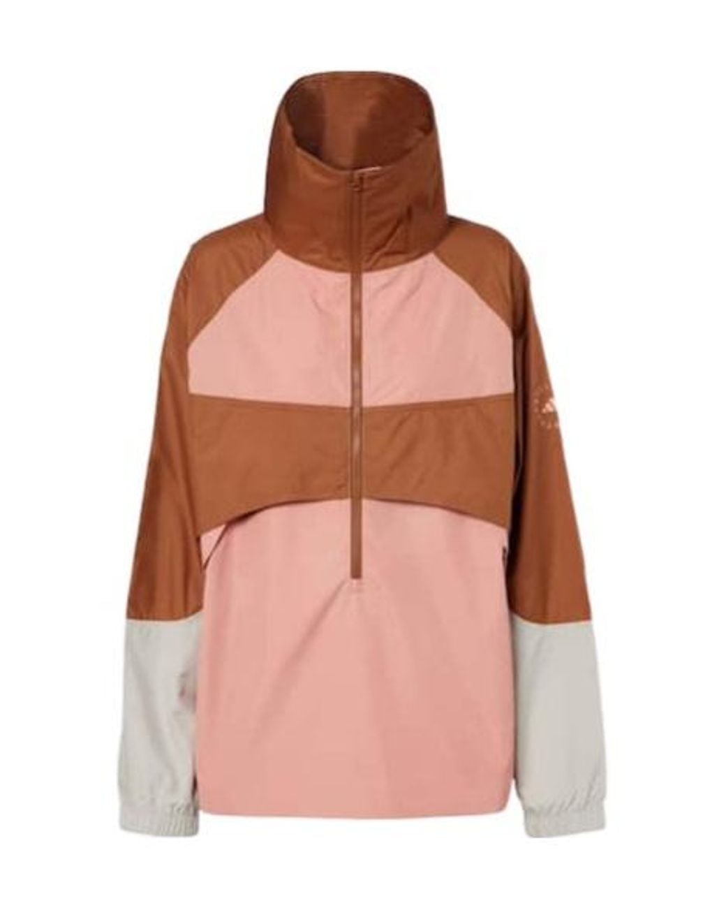 Adidas By Stella McCartney Pink Colorblocked Technical Jacket