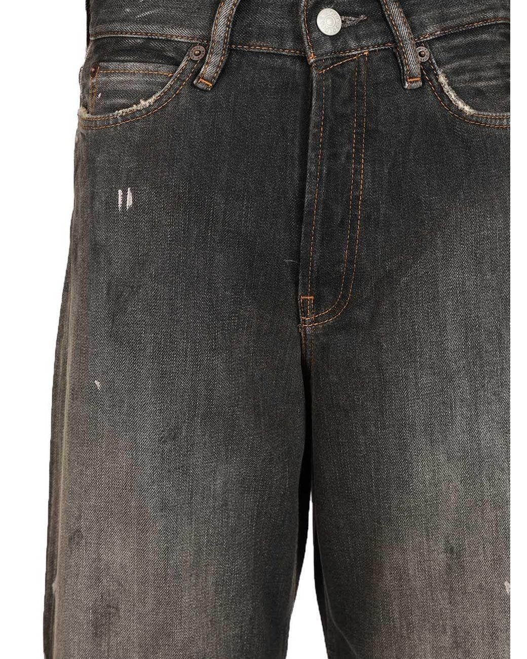 Acne Gray 1981 Loose Fit Jeans for men