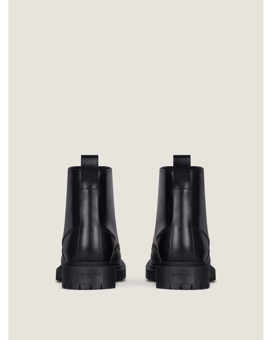 Givenchy Black Boots Bull Leather for men