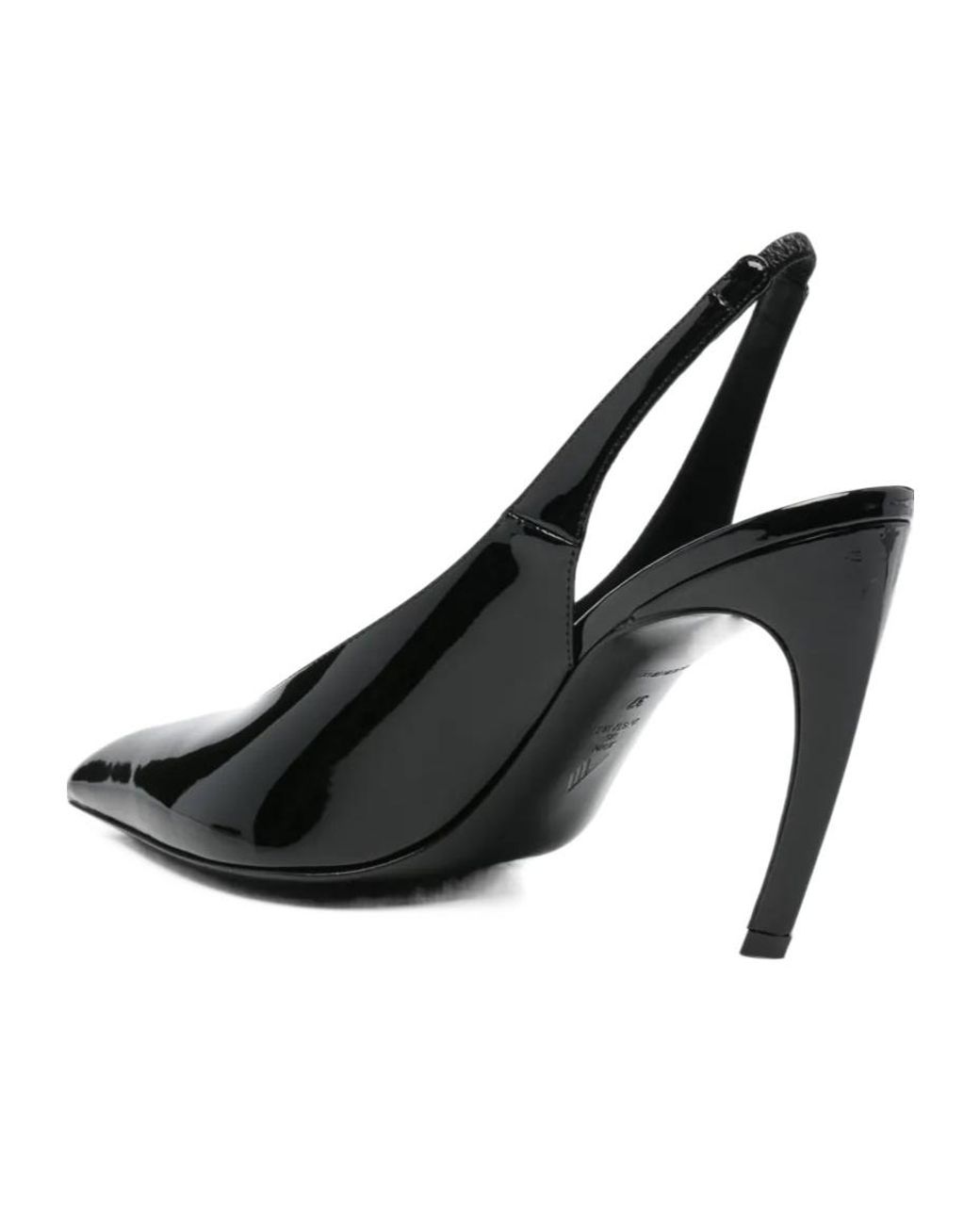 The Attico Black Pointed-Toe Stiletto Heels