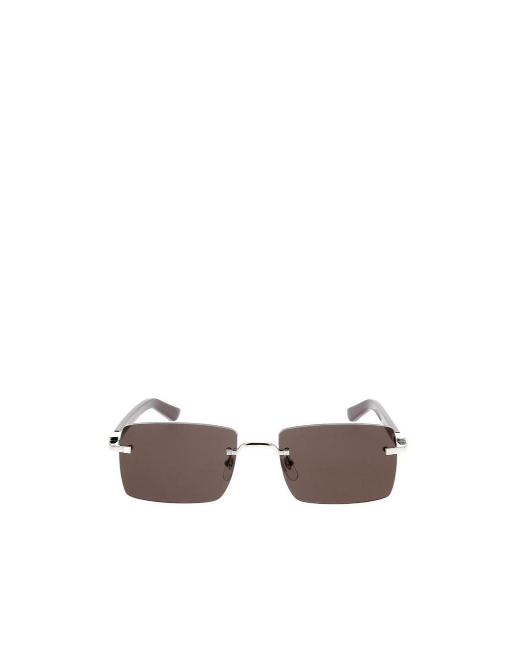 Cartier Multicolor Rimless Rectangular Sunglasses