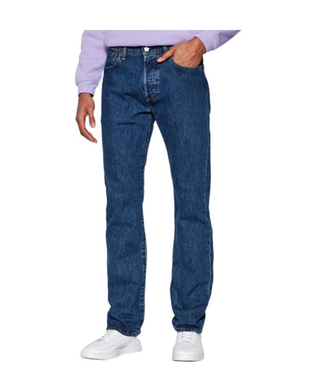 Levi's Blue Straight-Leg Jeans for men