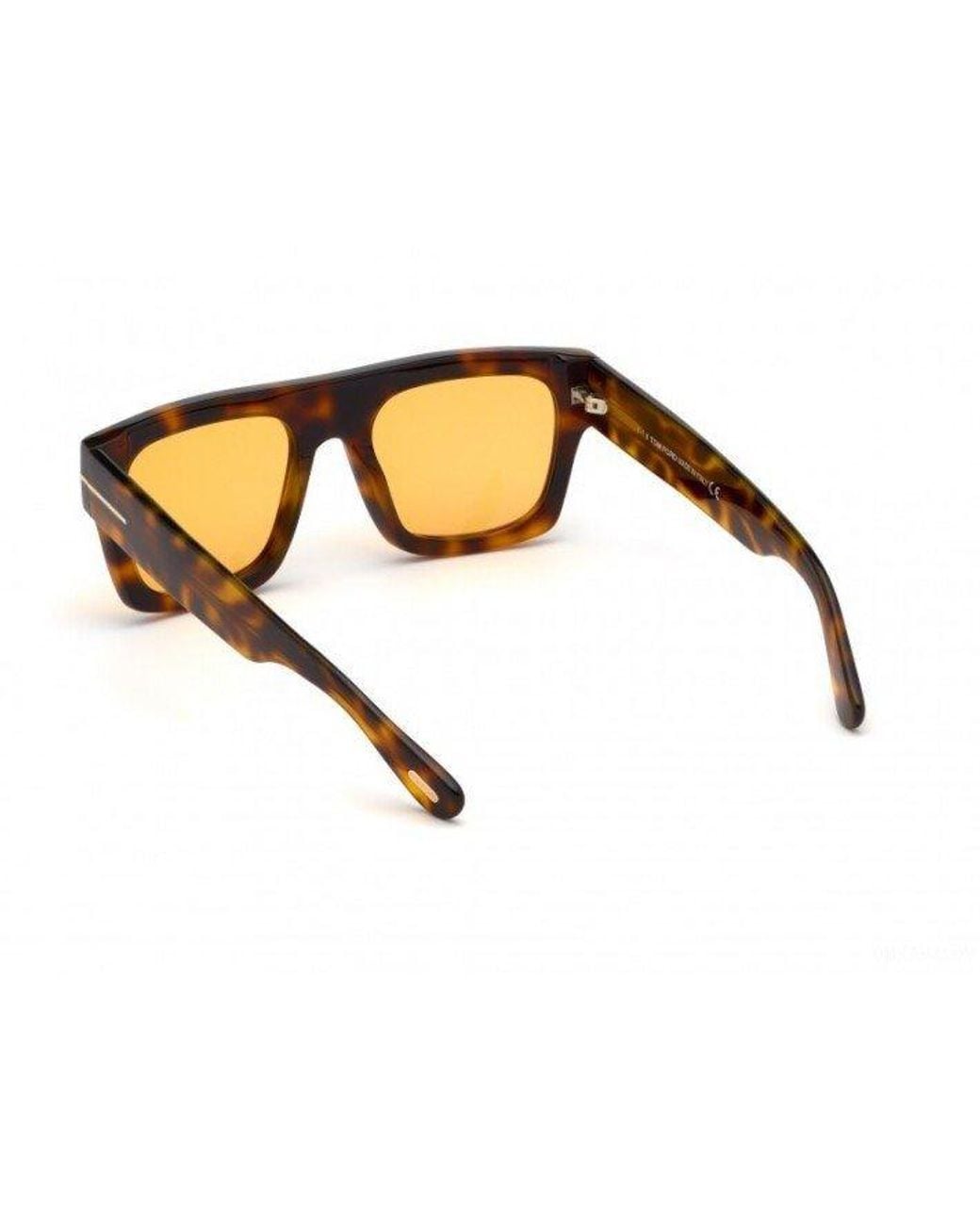 Tom Ford Metallic Eyewear Fausto Square Frame Sunglasses for men