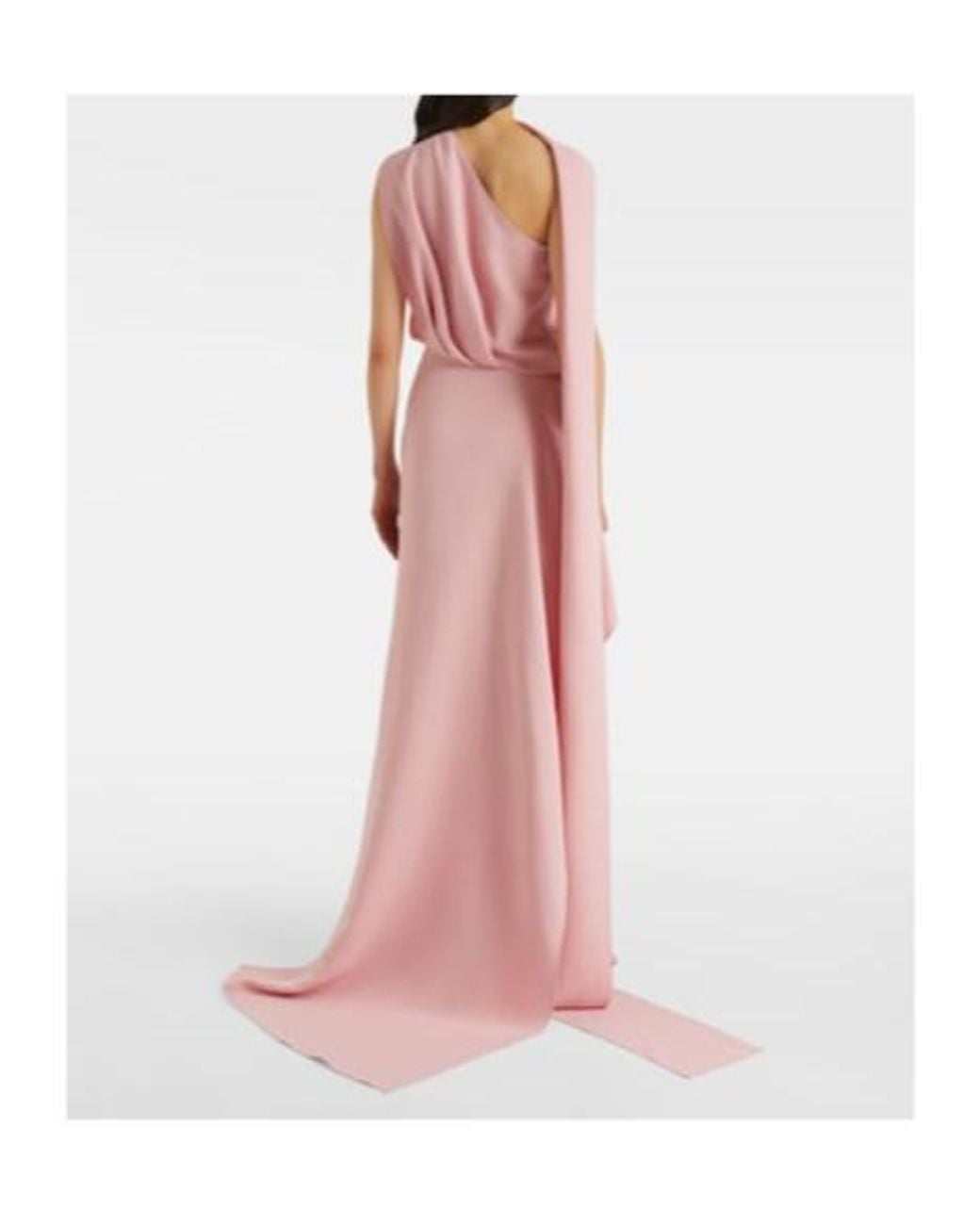 Maticevski Pink Priority Draped Crepe Gown
