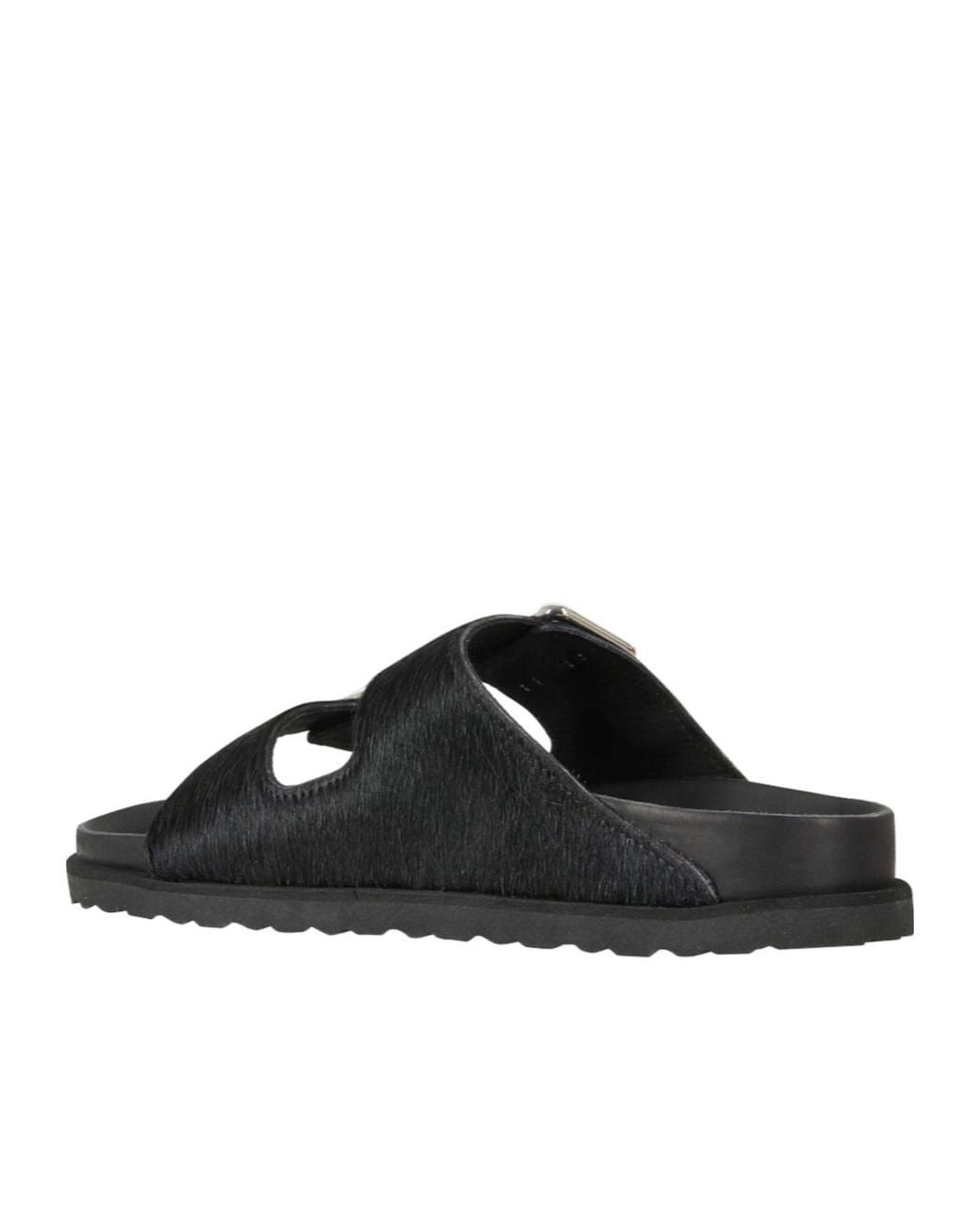 Birkenstock Black Buckled-Straps Sandals for men