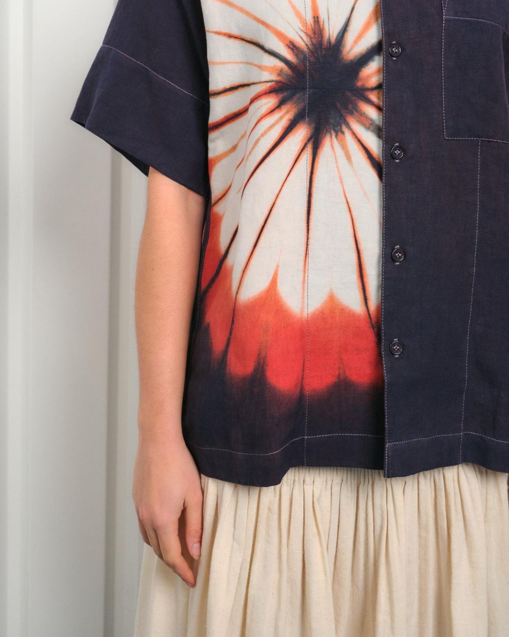 STORY mfg. Blue Greetings Shirt Ss for men