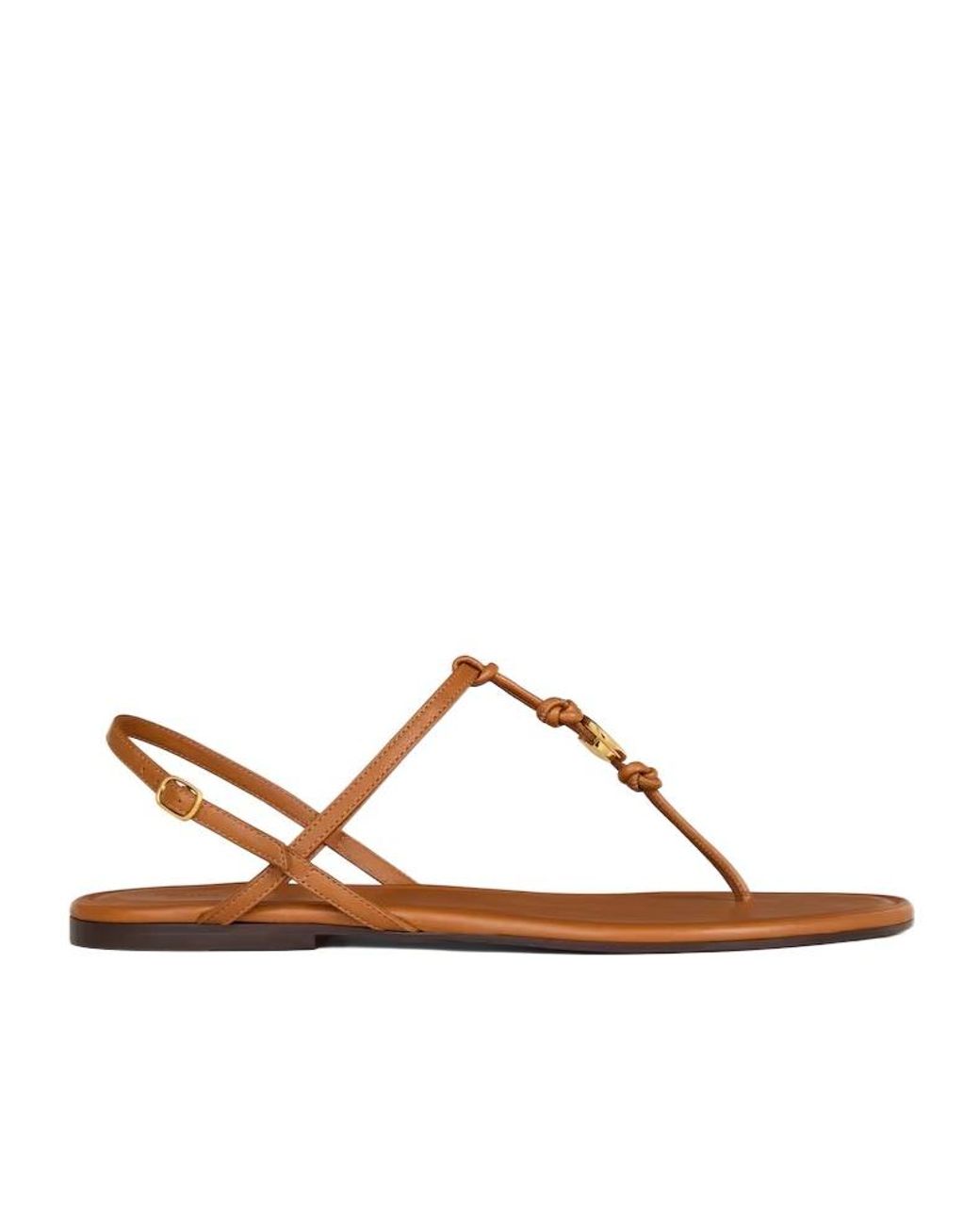 Céline Brown Penny Sandal