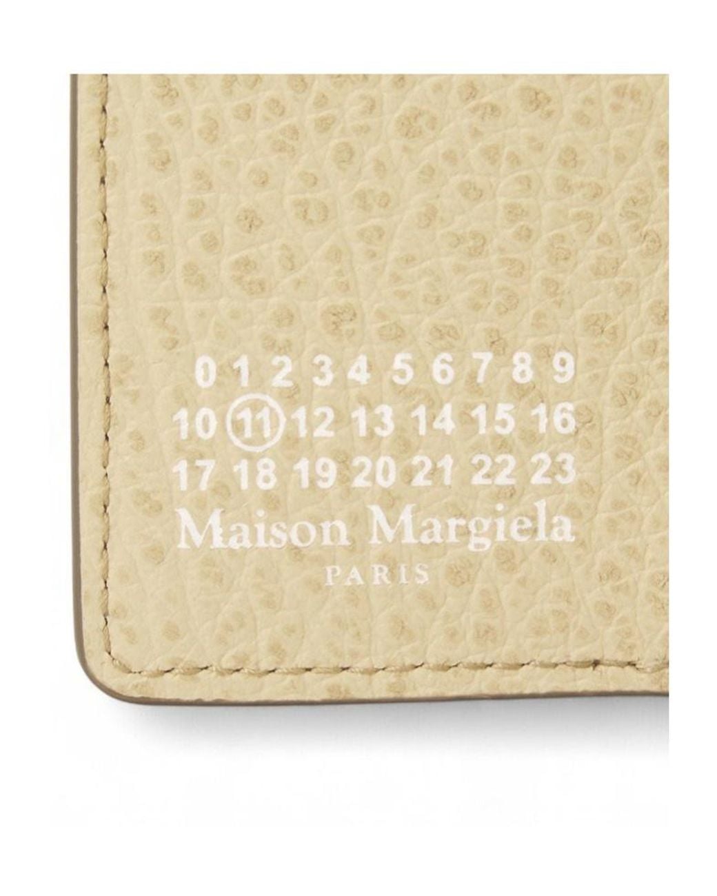 Maison Margiela Gray Four-Stitch Short Wallet for men