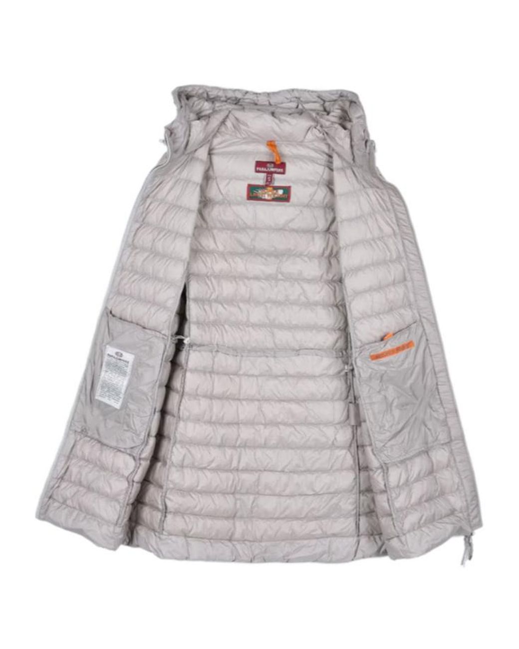 Parajumpers Gray Hooded Down Jacket