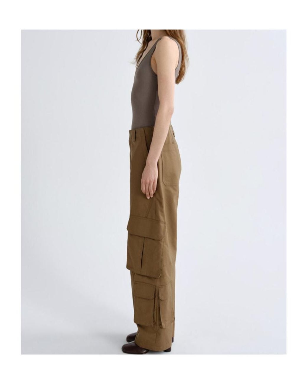 Agolde Green Ambika Utility Pant (Sateen)