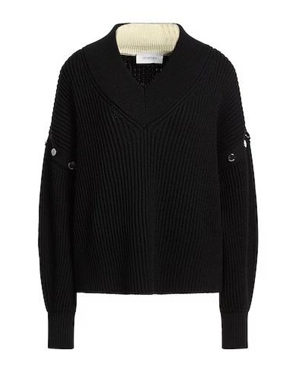 Sportmax Black Wool Knit Top