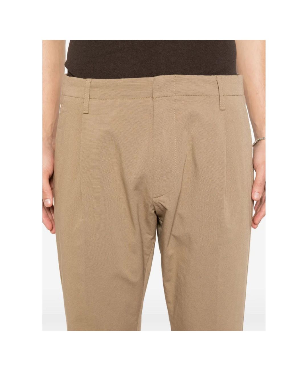 Dondup Natural Pleated Trousers for men