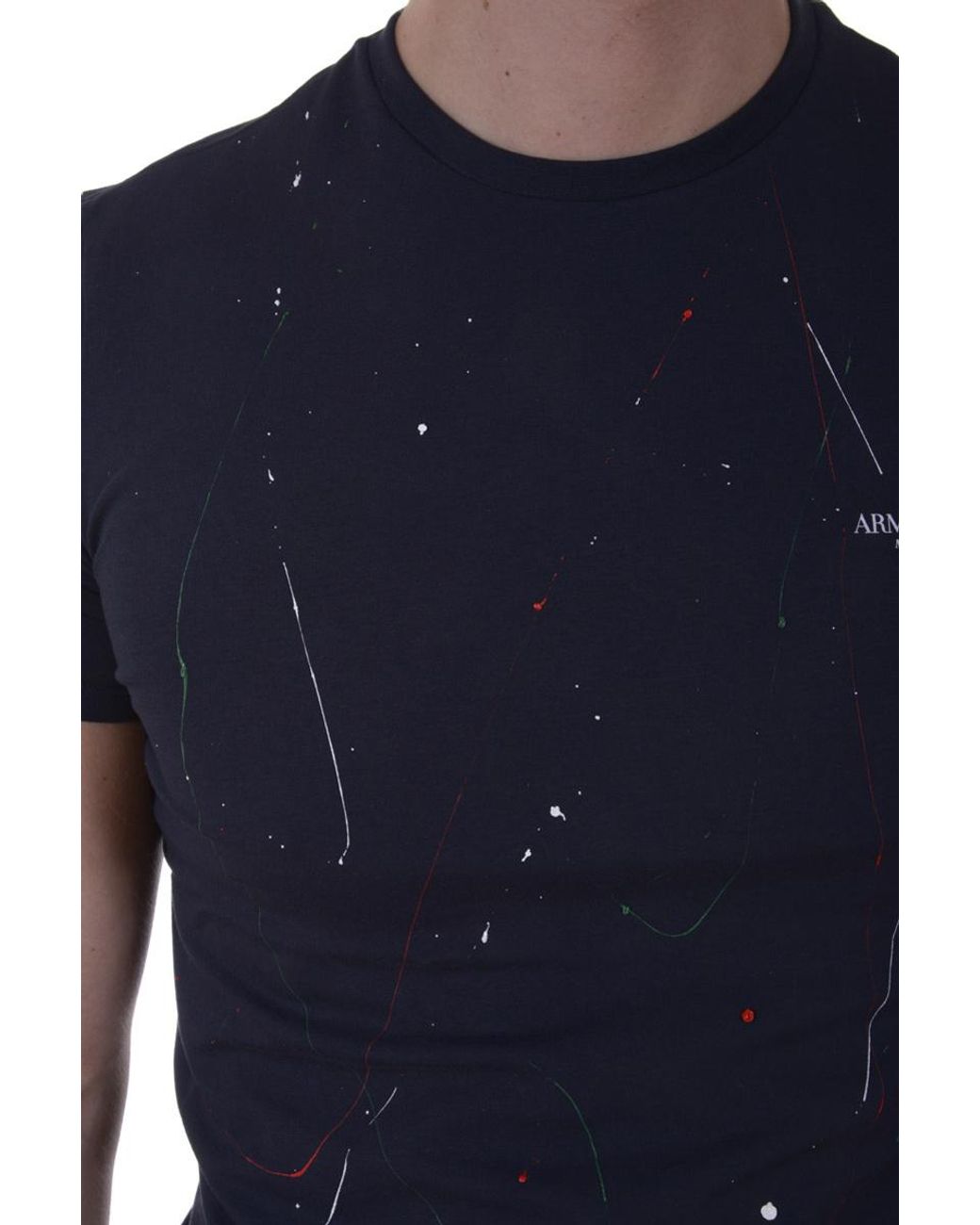 Armani Jeans Blue Logo T-Shirt for men