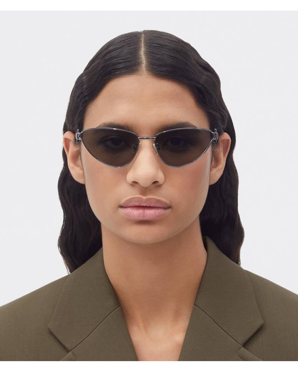 Bottega Veneta Multicolor Cat's Eye Sunglasses for men