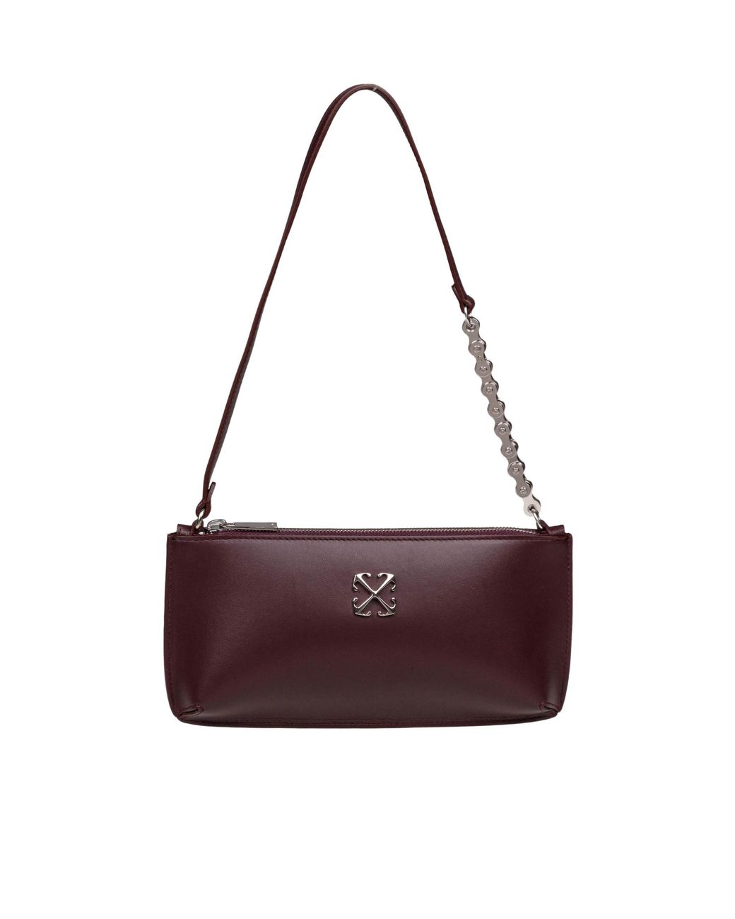 Off-White c/o Virgil Abloh Purple Jitney Zip-Up Shoulder Bag
