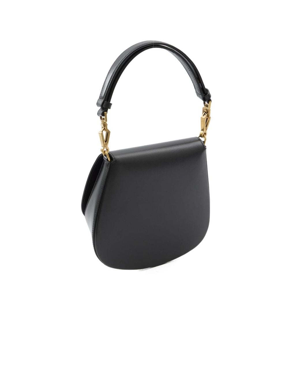 Saint Laurent Black Nola Logo Plaque Tote Bag