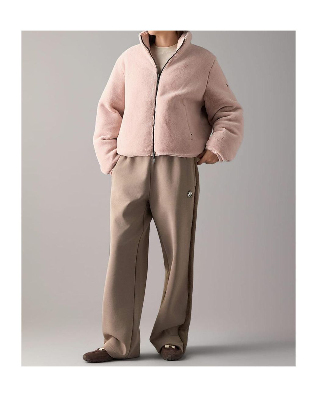 Moose Knuckles Pink Queens Reversible Down Puffer