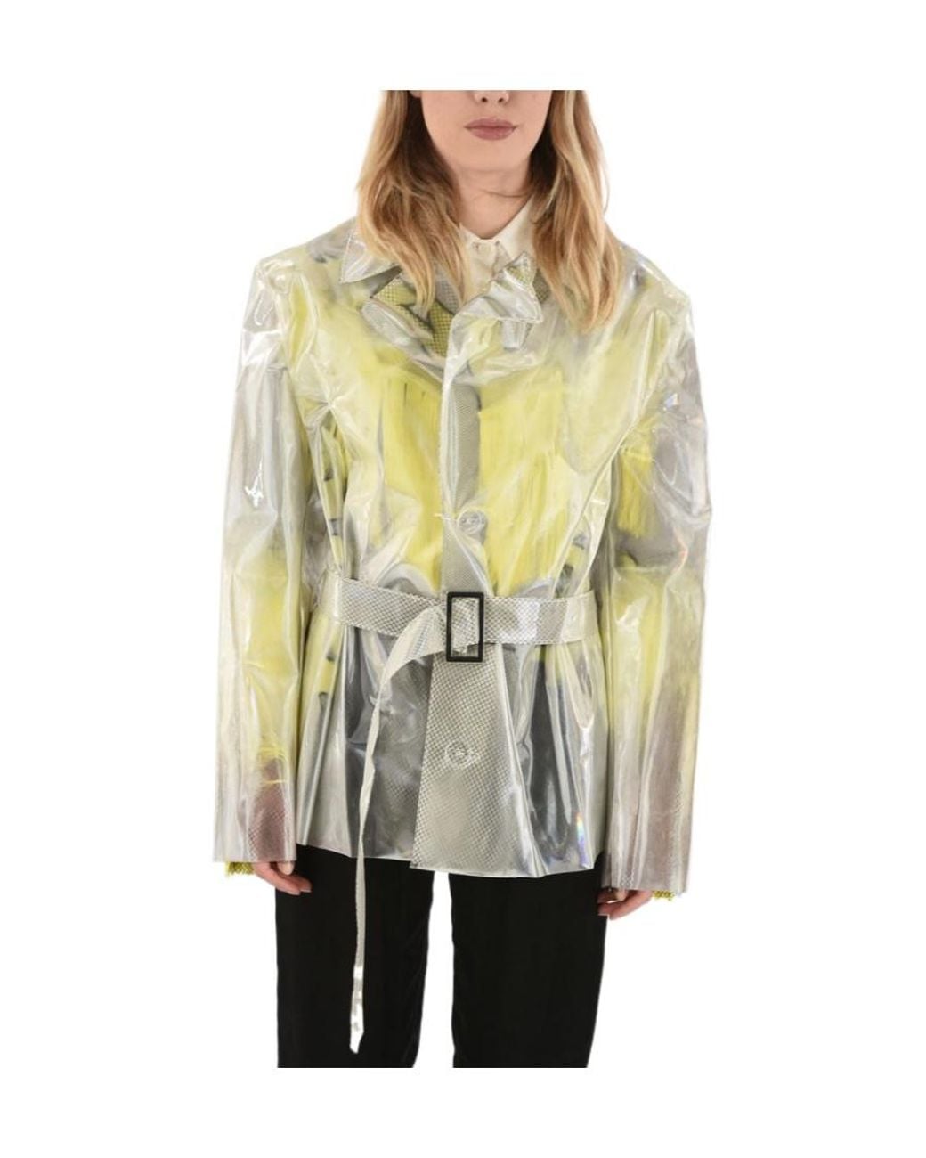 Maison Margiela White Belted Jacket