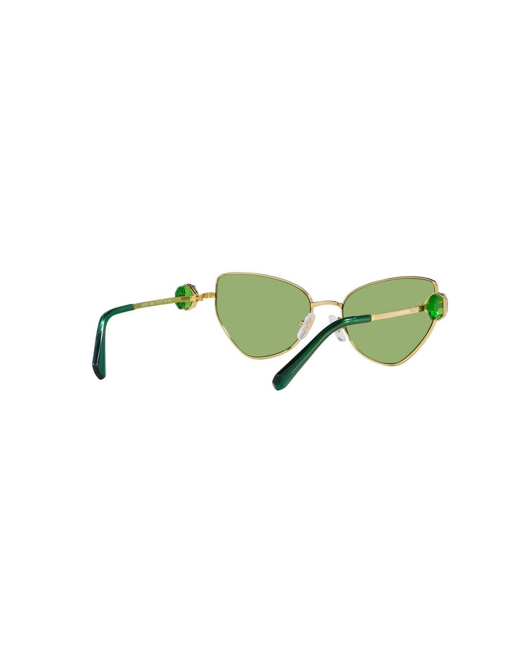 Swarovski Green Cat-Eye Frame Sunglasses