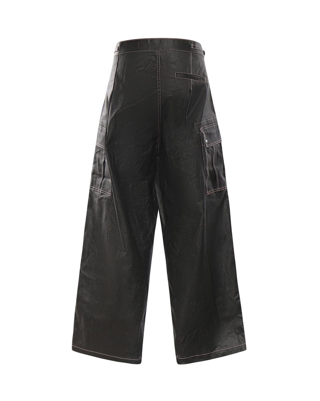 PDF CHANNEL Gray Pdf Channel Wide-Leg Cargo Pants for men