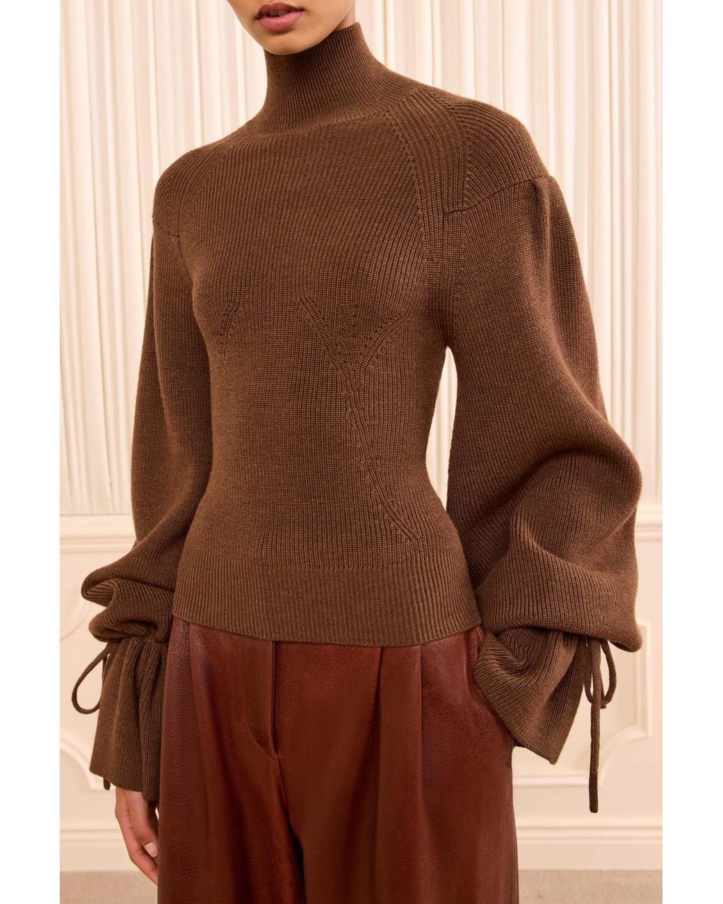 Ulla Johnson Brown Knitted Pullover