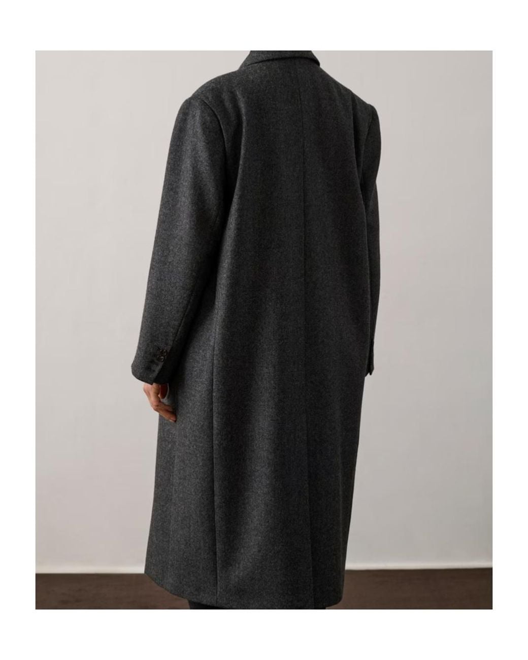 Soeur Black Double-Breasted Coat