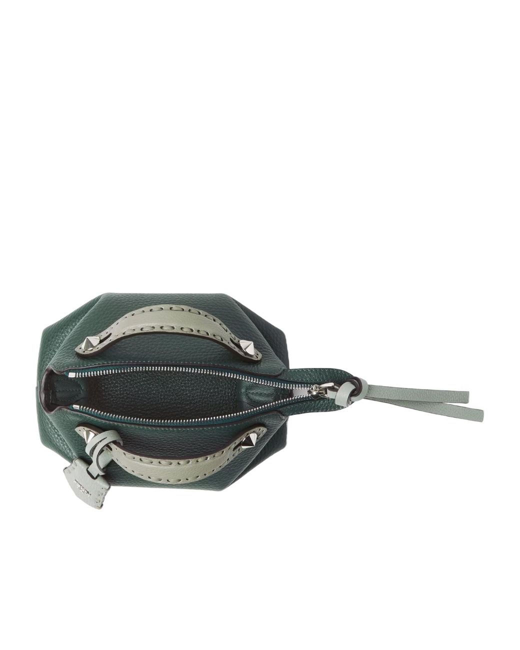 Fendi Green By The Way Soft Selleria Mini Handbag