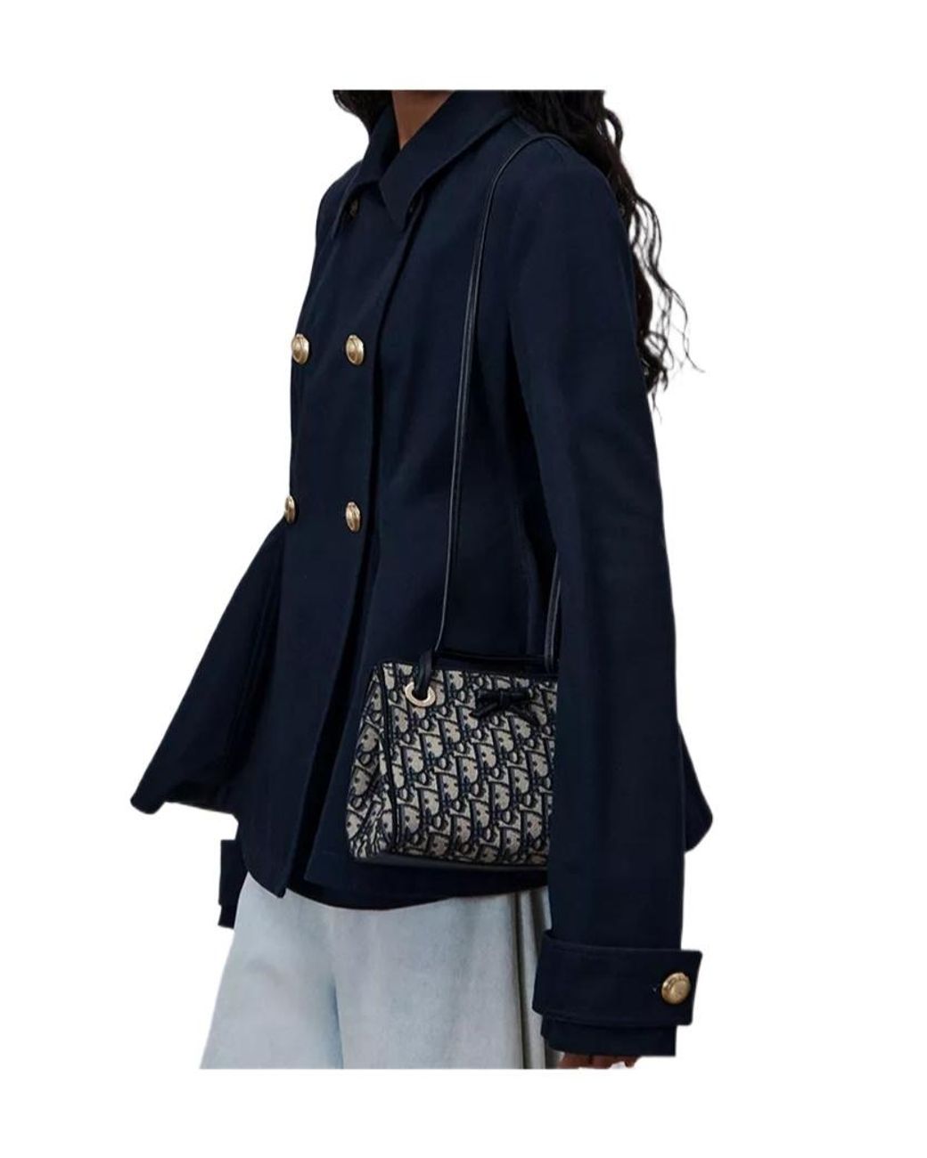 Dior Blue Promenade Mini Shopping Bag