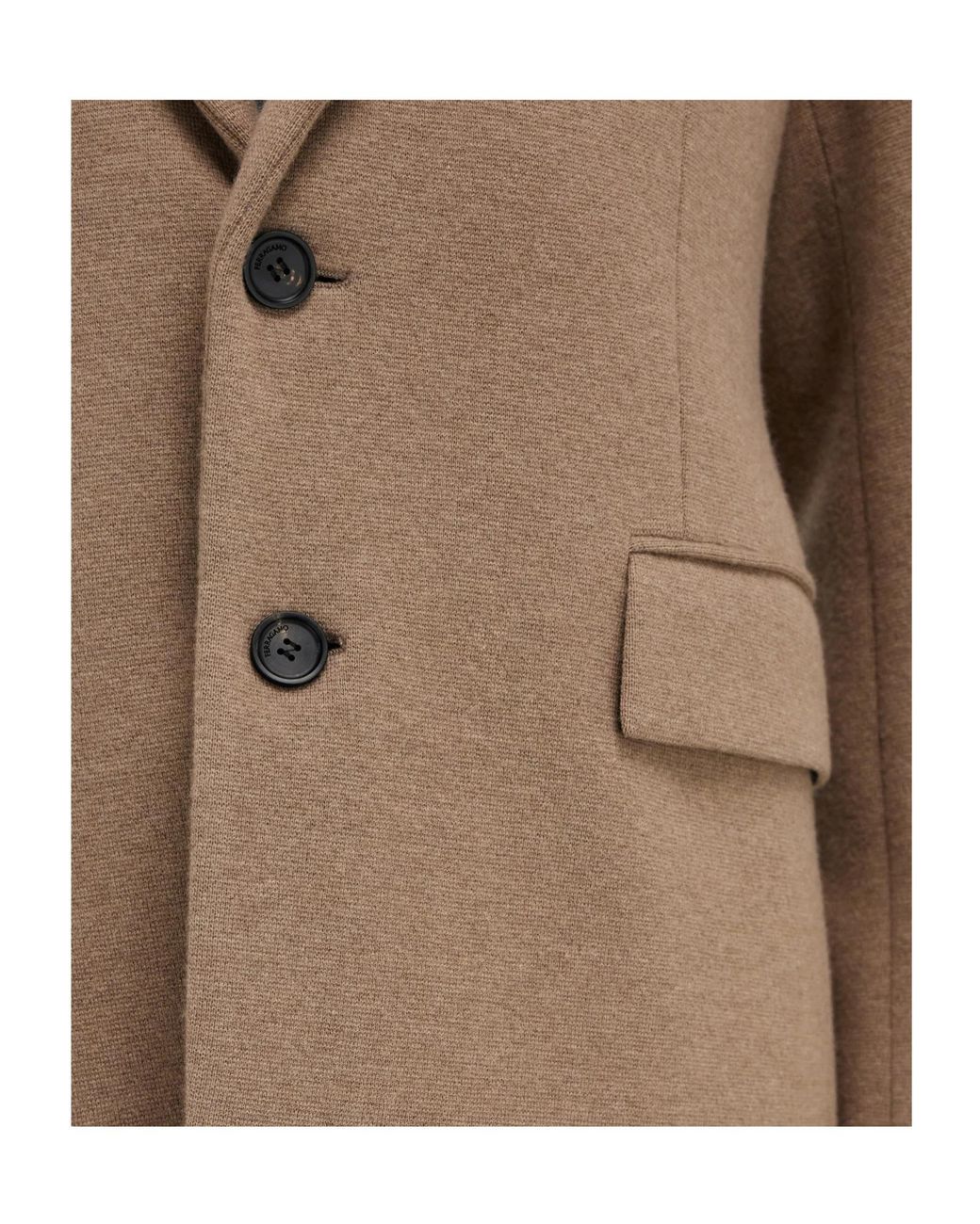 Ferragamo Brown Ferragamo Jersey Interlock Blazer for men