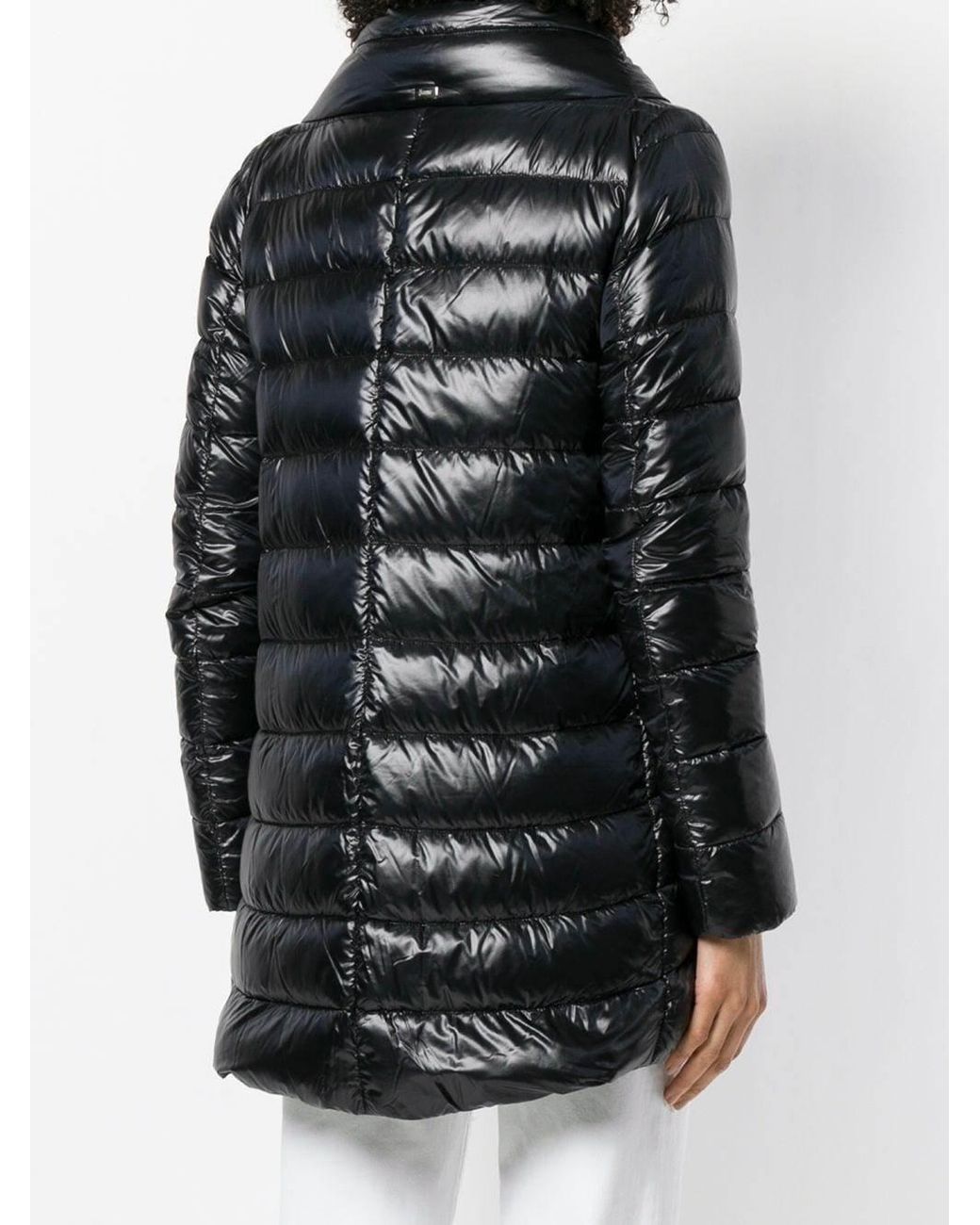 Herno Black Amelia Long Down Jacket