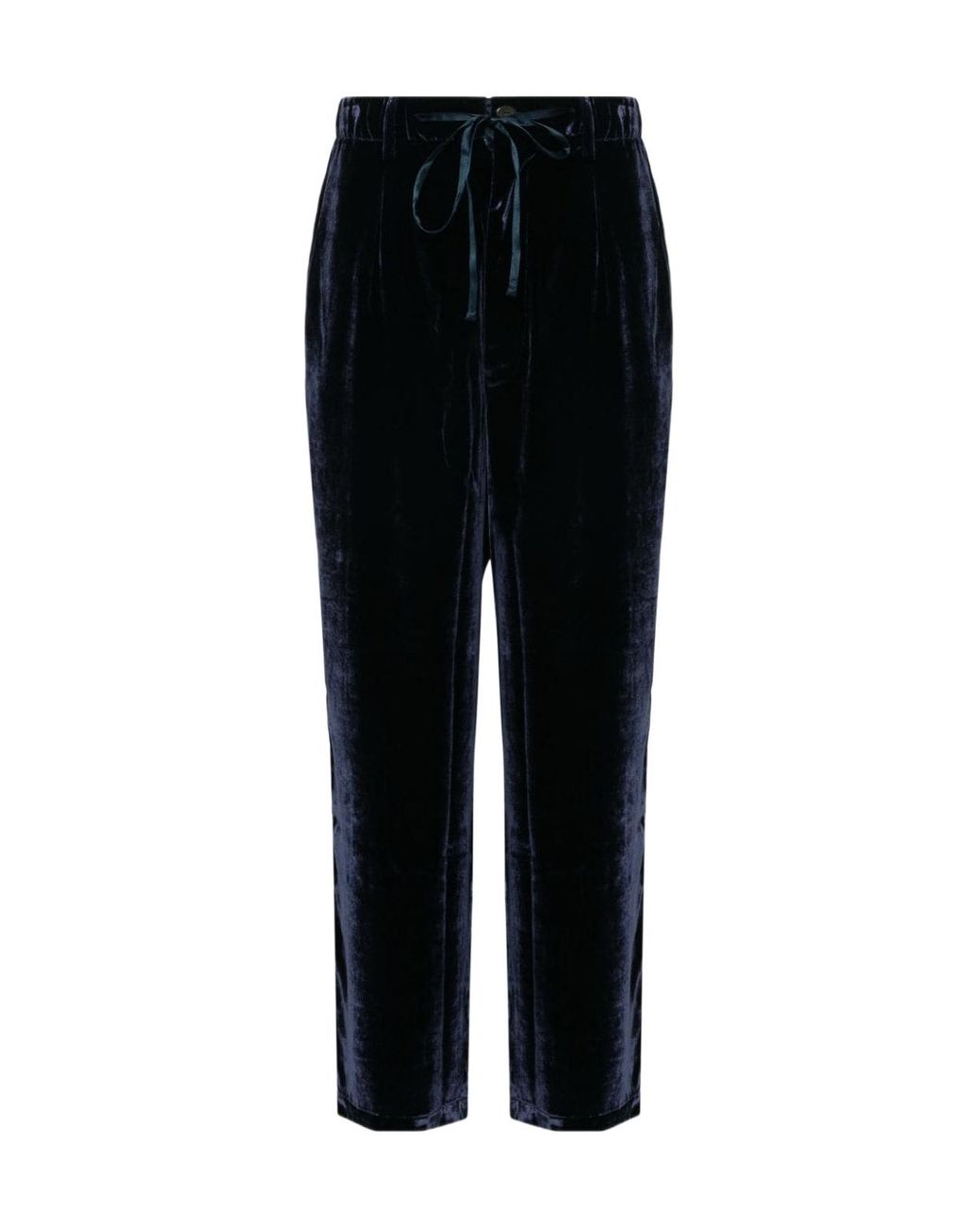 Pierre Louis Mascia Black Velvet Trousers