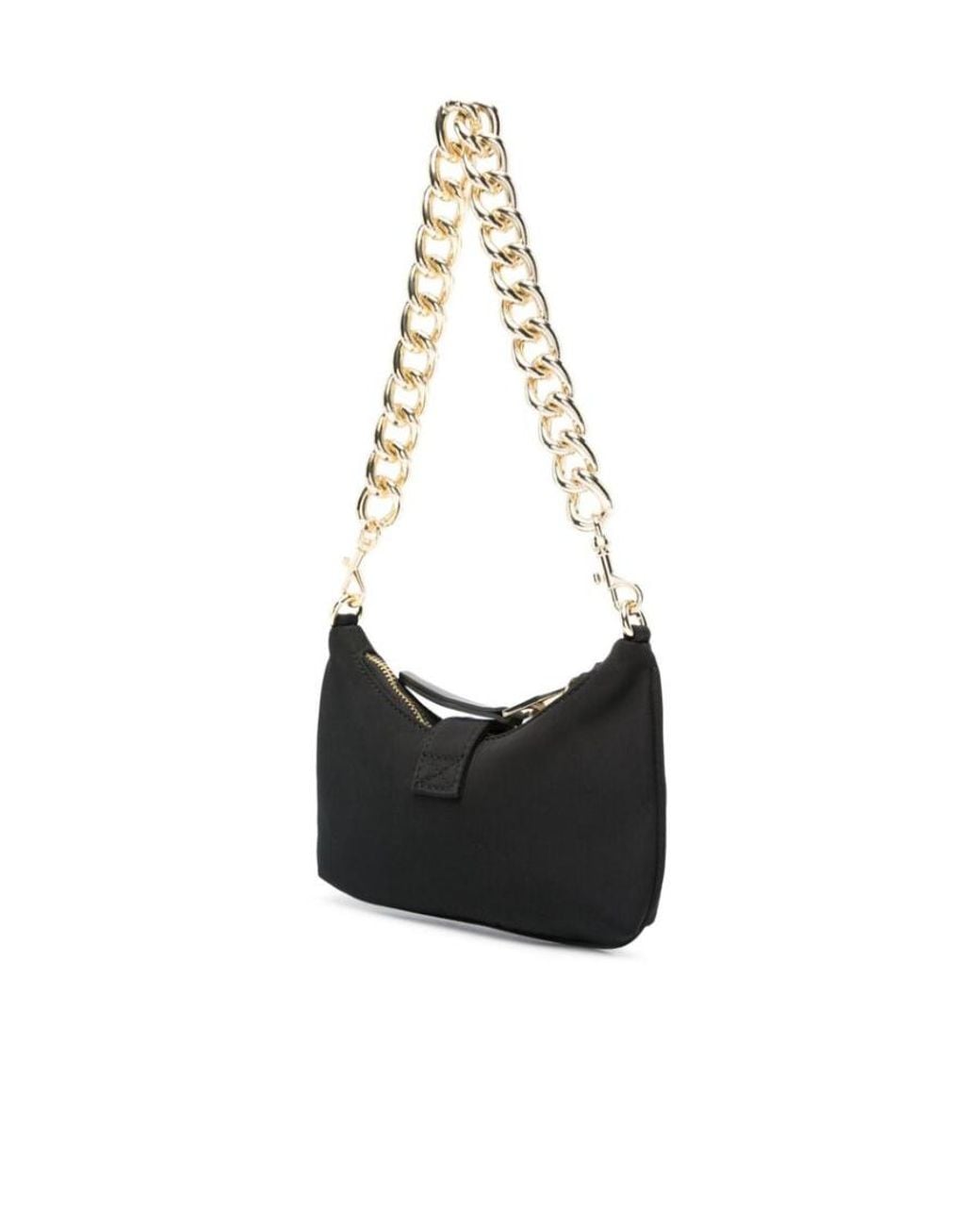 Versace Jeans White Baroque-Buckle Mini Bag