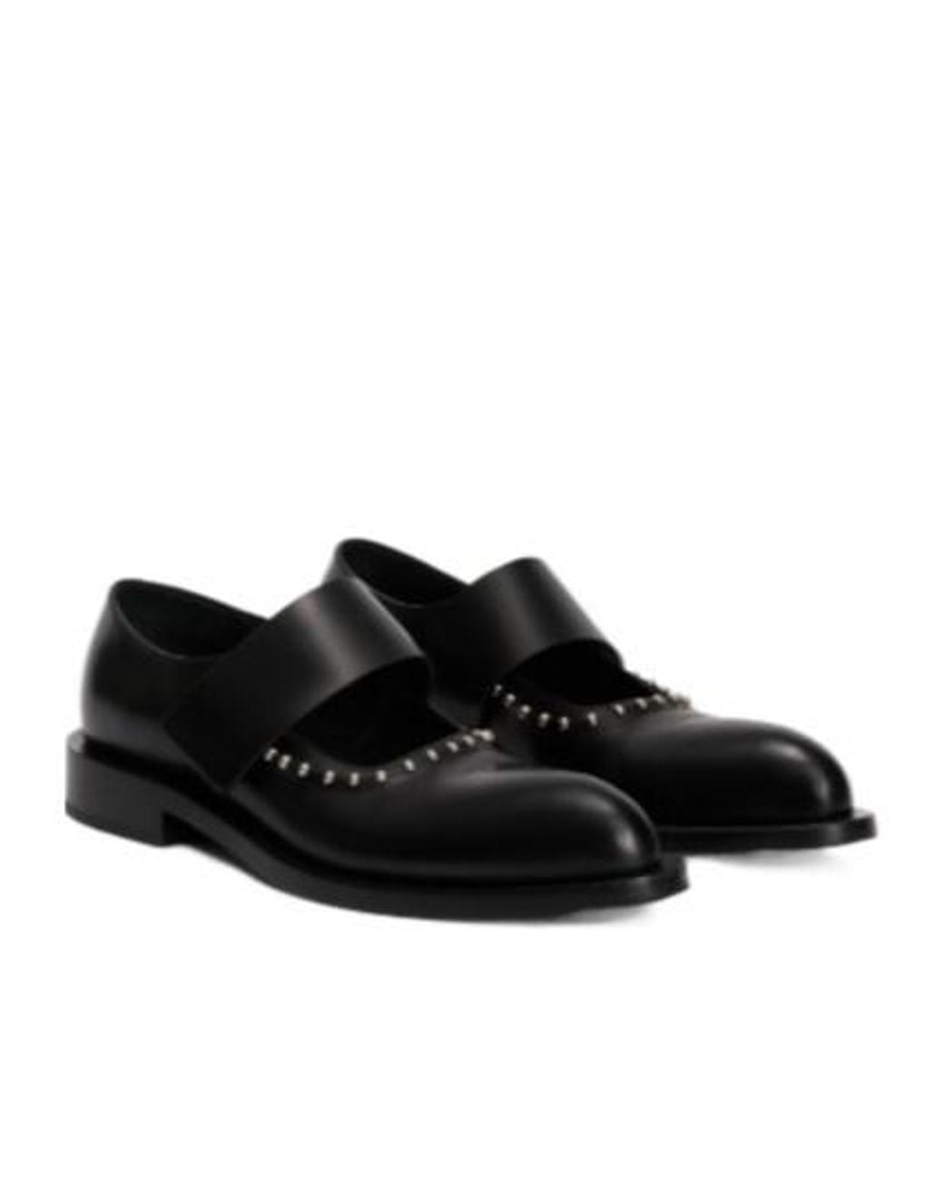 Jil Sander Black Mary Jane Pumps