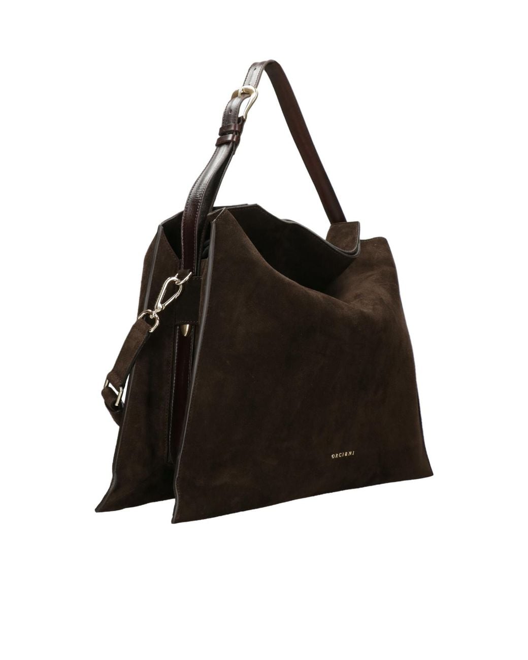 Orciani Black Top-Handle Shoulder Bag