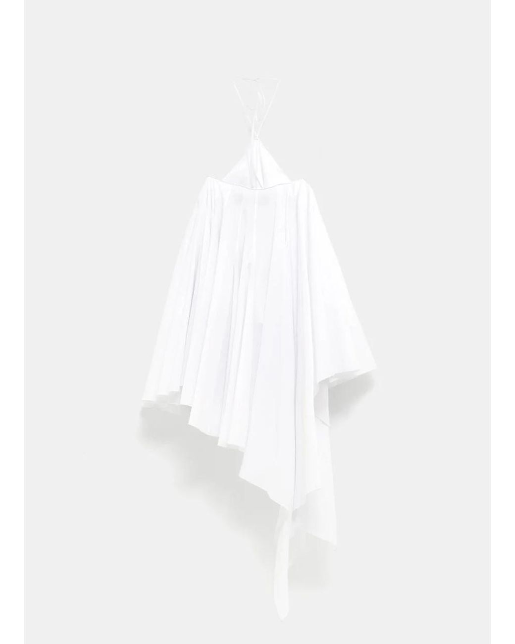 Jacquemus White The Triangle Halterneck Mini Dress
