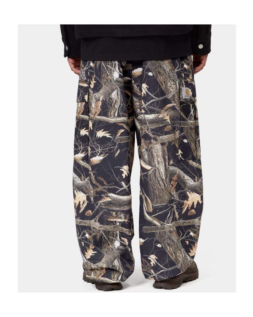 Carhartt Gray Relaxed Cargo Pants for men