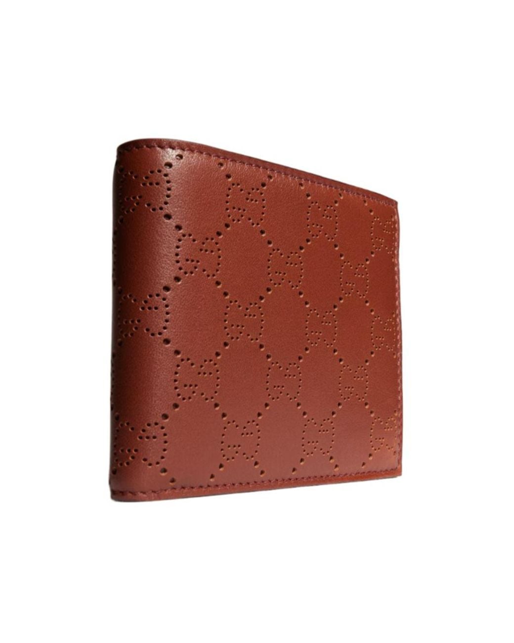 Gucci Brown Aria Bi-Fold Wallet for men