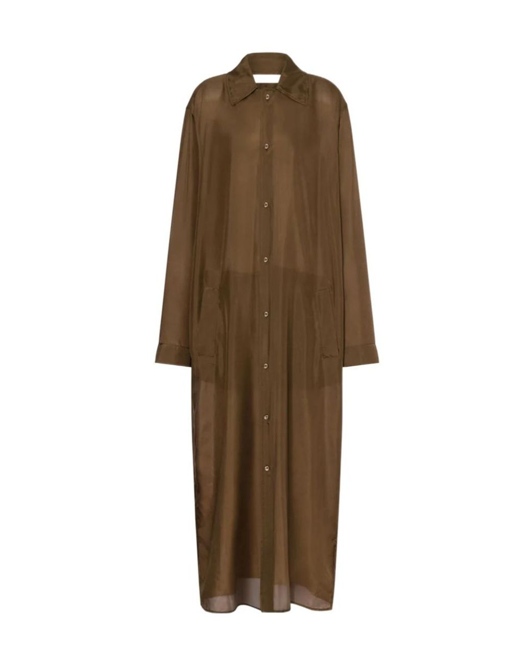 Philosophy Di Lorenzo Serafini Natural Washed Habotai Silk Duster