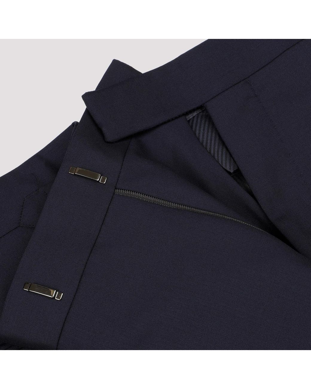 Tom Ford Blue Single-Breasted Wool Suit for men