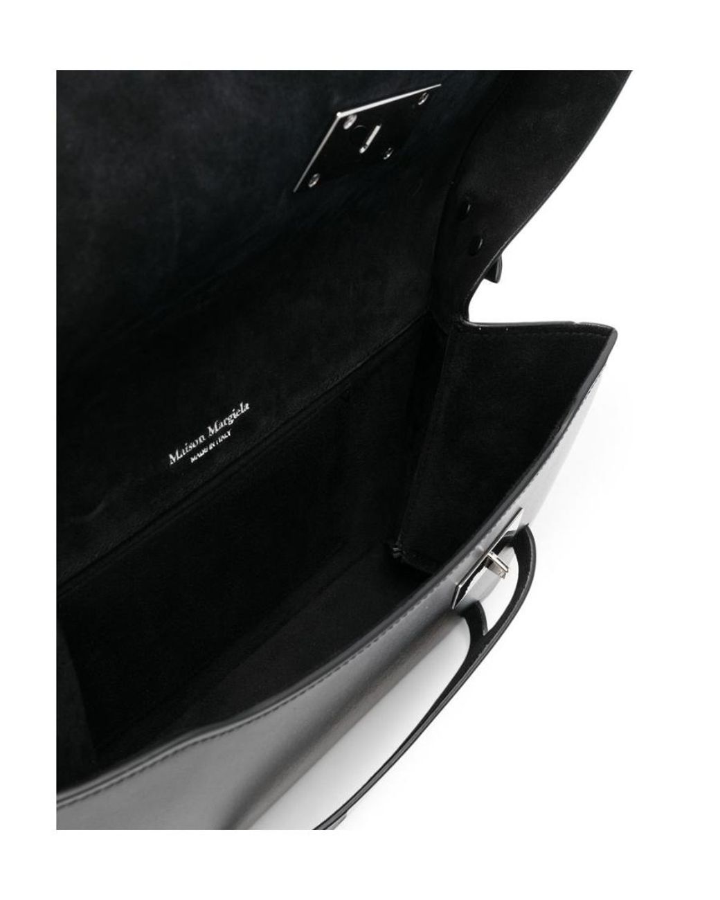 Maison Margiela Black Snatched Clutch Bag