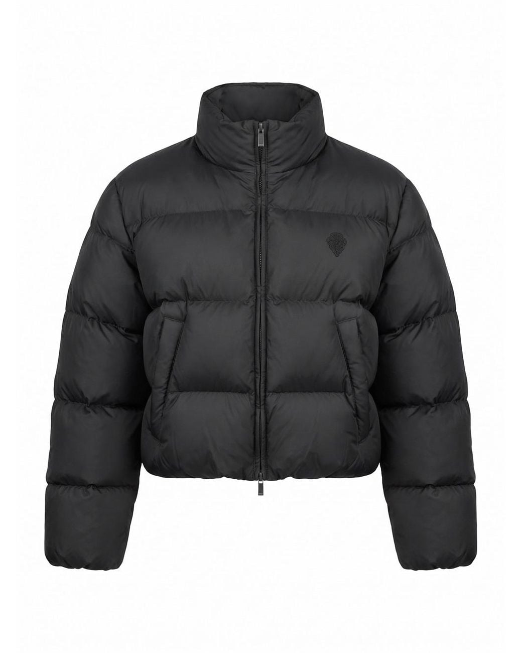 Gucci Black Padded Cropped Puffer Jacket
