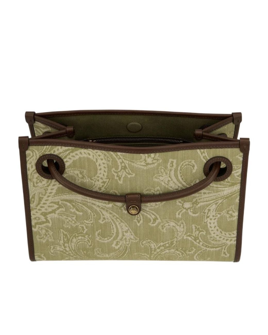 Etro Metallic Paisley Jacquard Tote Bag