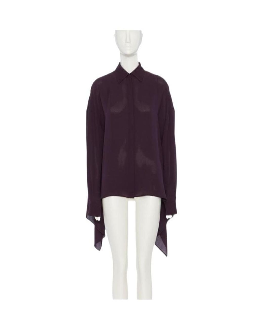 Valentino Purple Long-Sleeved Shirt