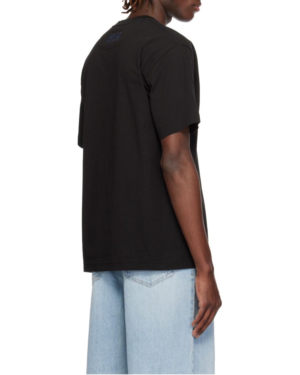 KENZO Black 'happy Tiger' T-shirt for men