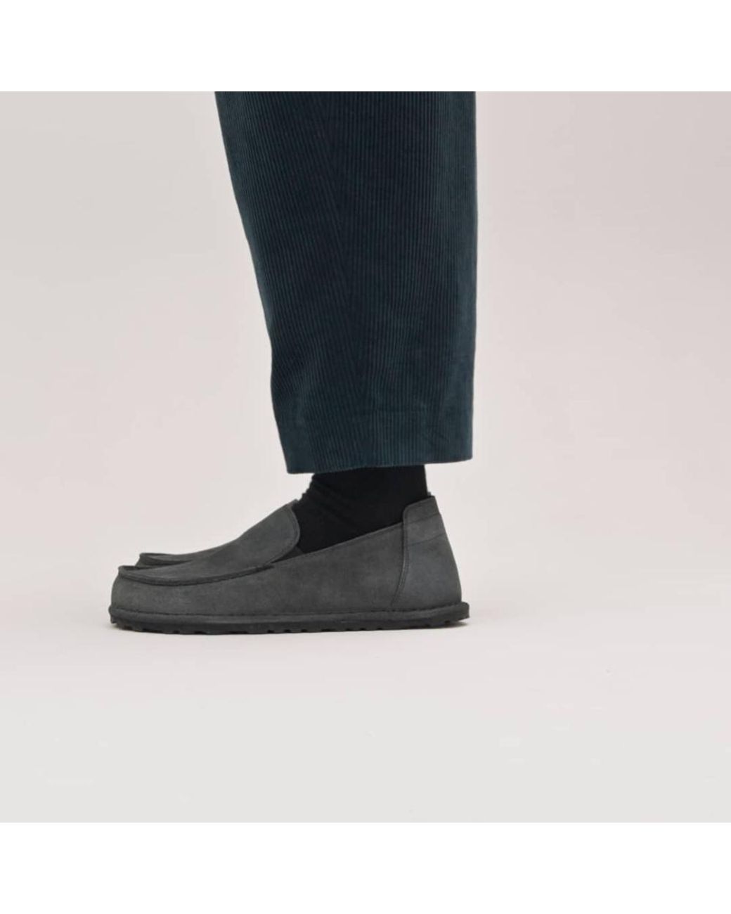Birkenstock Black Utti Slip-On Moccasins for men